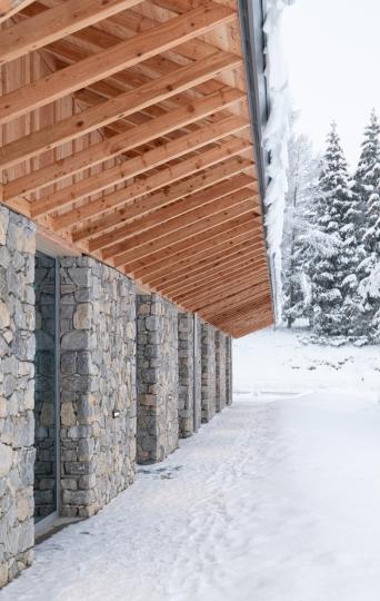 Brenas Doucerain architectes, Centre Nordique, Éducatif et Sportif de la Feclaz © Clément Molinier