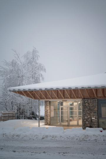 Brenas Doucerain architectes, Centre Nordique, Éducatif et Sportif de la Feclaz © Clément Molinier